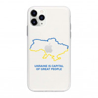 Патриотический чехол для iPhone 12 и 12 Pro с рисунком "Ukraine"